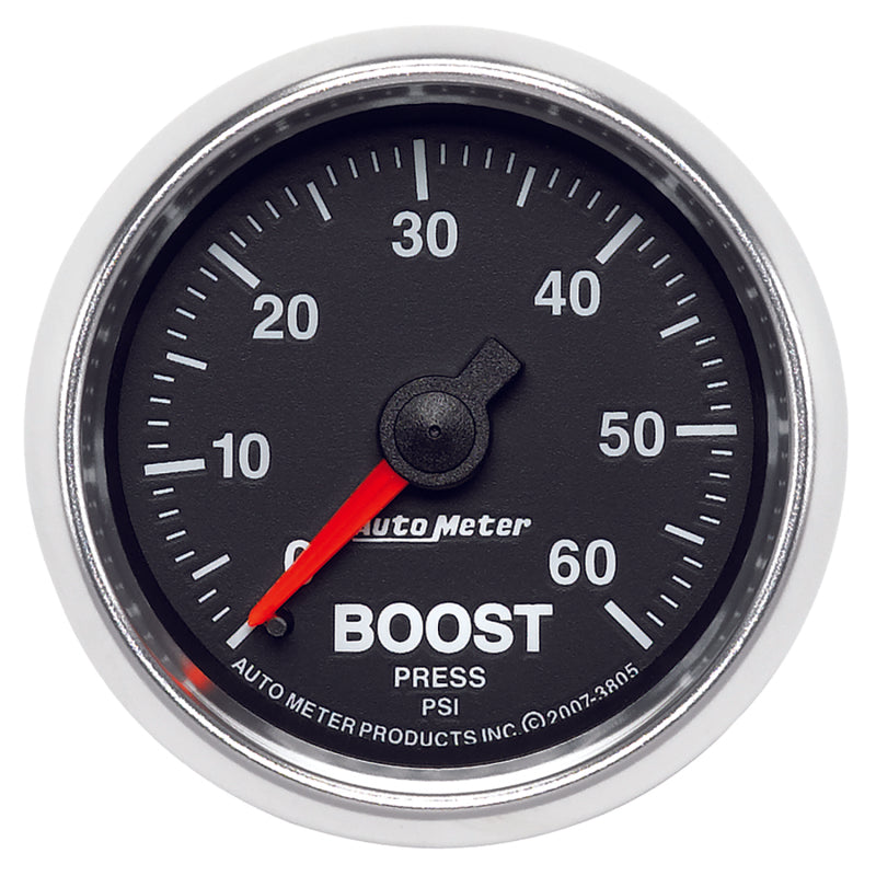 Autometer GS 52mm 0-60 psi Mechanical Boost Gauge