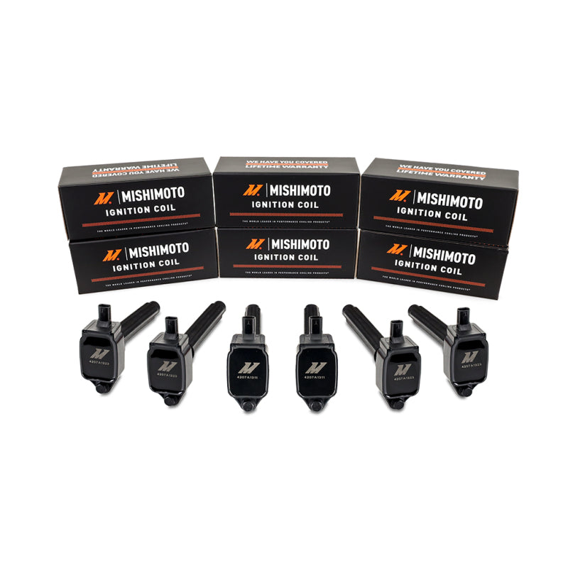 
                      
                        Mishimoto 12-18 Jeep Wrangler 3.6L Six Cylinder Ignition Coil Set
                      
                    