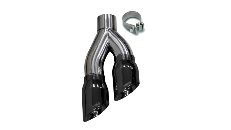 Corsa 1999–2006 Universal Edelstahl Twin 4,0 Zoll schwarze PVD Pro-Series Spitze