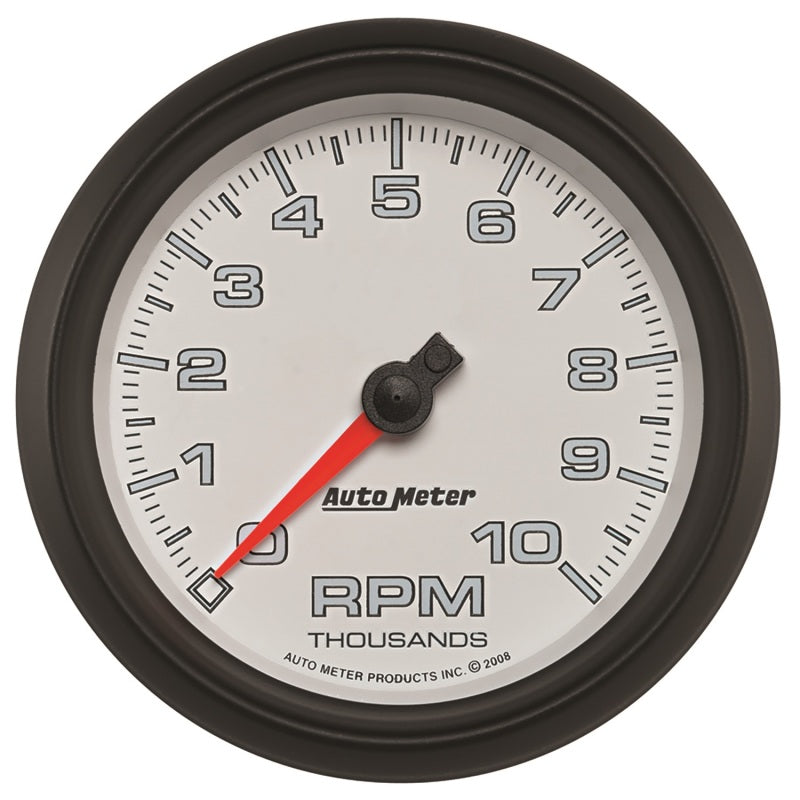 Autometer Pro-Cycle Gauge Tachometer 3 3/8in 10K Rpm White