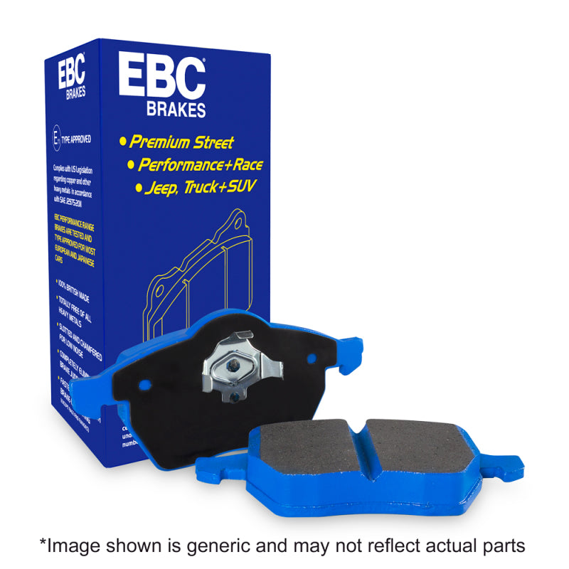 
                      
                        EBC 2020+ Chevrolet Corvette (C8) Stingray 6.2L Bluestuff Rear Brake Pads
                      
                    