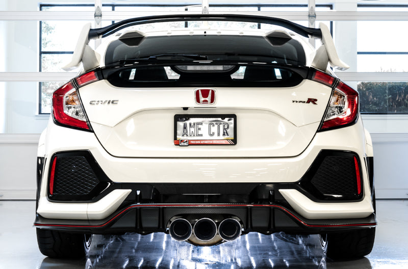 
                      
                        AWE Tuning 2017+ Honda Civic Type R Track Edition Exhaust w/Front Pipe & Triple Chrome Silver Tips
                      
                    