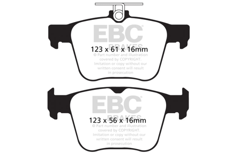 
                      
                        EBC 14-20 Audi S3 2.0 Turbo Yellowstuff Rear Brake Pads
                      
                    