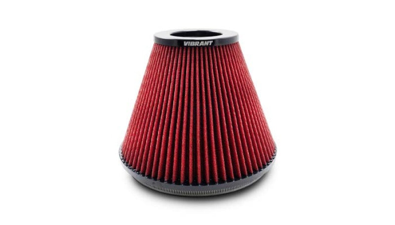 Vibrant 8.75in Inlet I.D. x 8.50in Height Bellmouth Velocity Stack Classiic Performance Air Filter