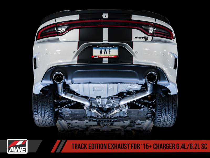 
                      
                        AWE Tuning 2015+ Dodge Charger 6.4L/6.2L Supercharged Track Edition Exhaust - Chrome Silver Tips
                      
                    