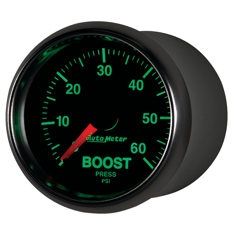 
                      
                        Autometer GS 52mm 0-60 psi Mechanical Boost Gauge
                      
                    