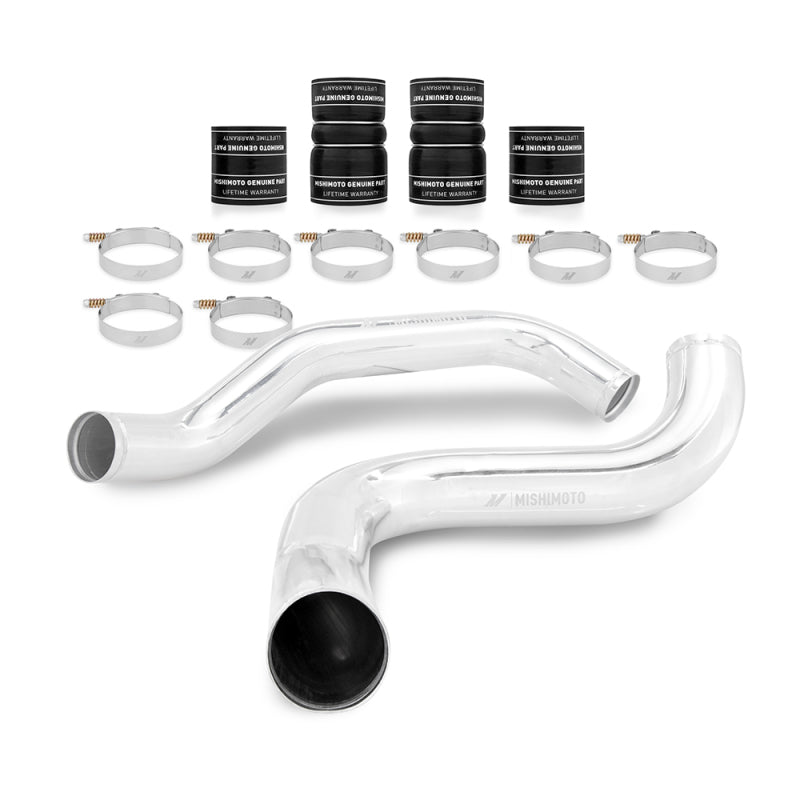 Mishimoto 99–03 Ford 7,3 l Powerstroke PSD Ladeluftkühler-Rohr/Manschetten-Kit – poliert