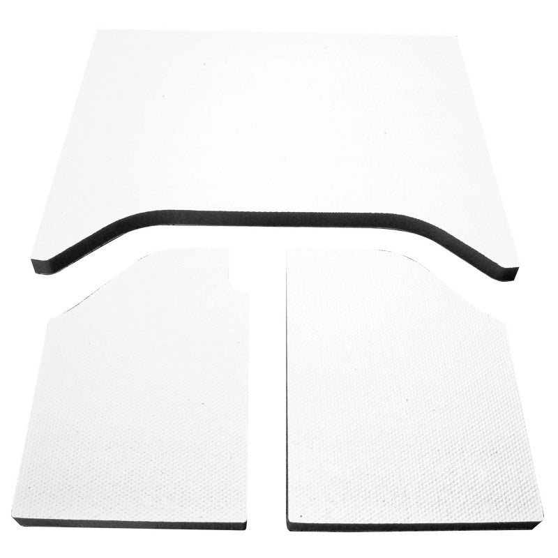 
                      
                        DEI 07-10 Jeep Wrangler JK 2-Door Boom Mat Headliner - 3 Piece - White
                      
                    