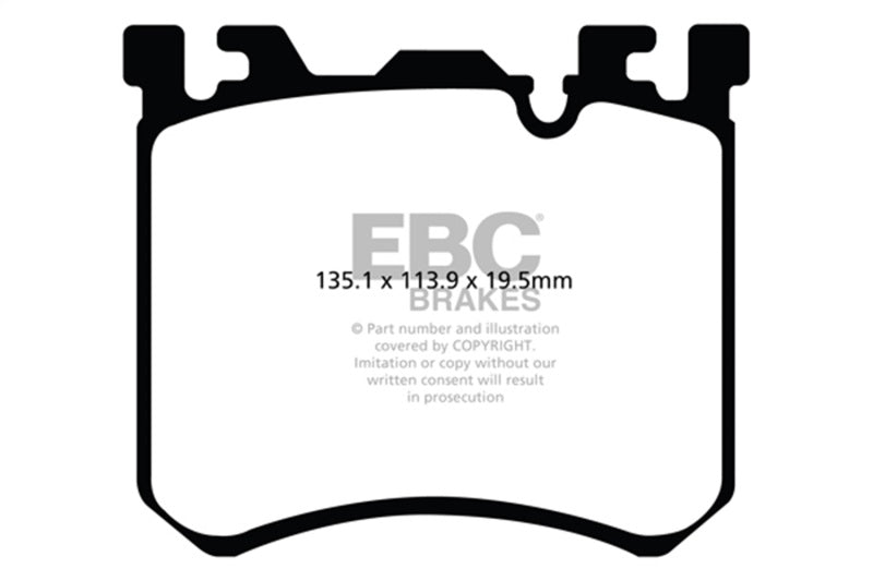 
                      
                        EBC 10+ BMW X5M 4.4 Twin Turbo Yellowstuff Front Brake Pads
                      
                    