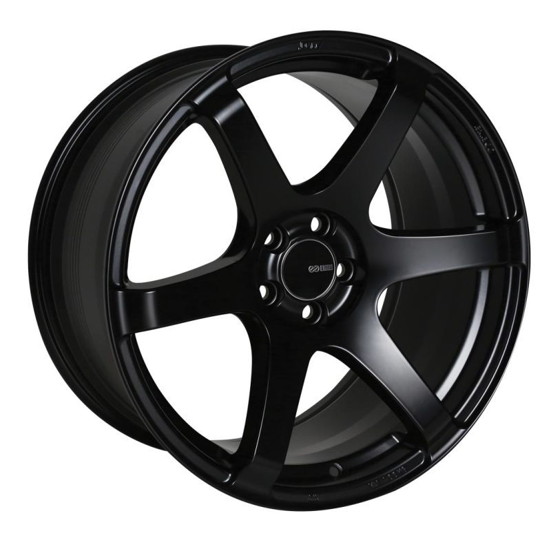 Enkei T6S 17x8 35mm Offset 5x114.3 Bolt Pattern 72.6 Bore Matte Black Wheel