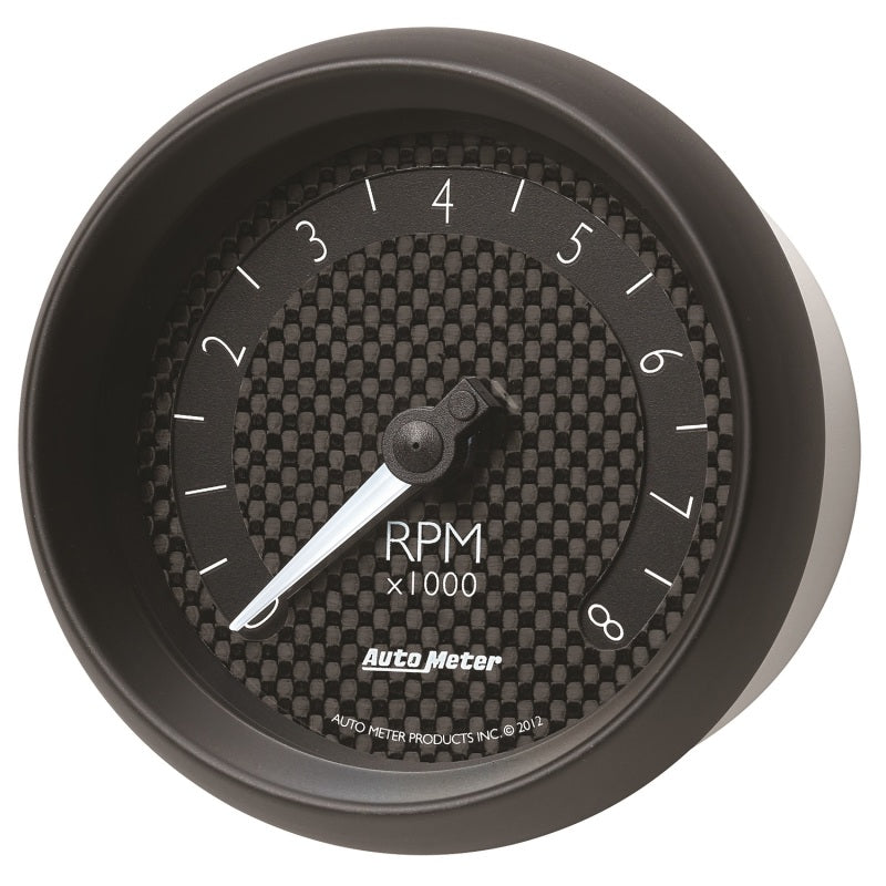 
                      
                        Autometer GT Series 3-3/8in In Dash 8K RPM Tachometer
                      
                    