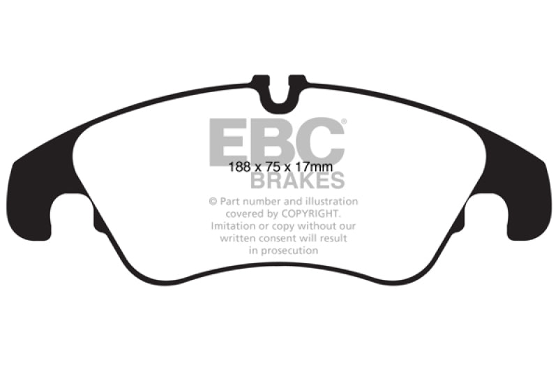 
                      
                        EBC 11 Audi A6 2.0 Turbo Redstuff Front Brake Pads
                      
                    