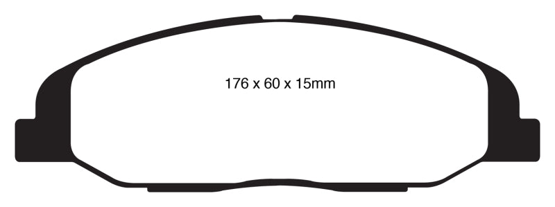 
                      
                        EBC 08-13 Cadillac CTS 3.0 Greenstuff Front Brake Pads
                      
                    