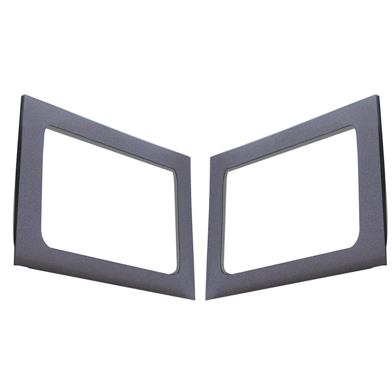 
                      
                        DEI 11-18 Jeep Wrangler JK 4-Door Boom Mat Rear Side Window Trim - 2 Piece - Gray
                      
                    