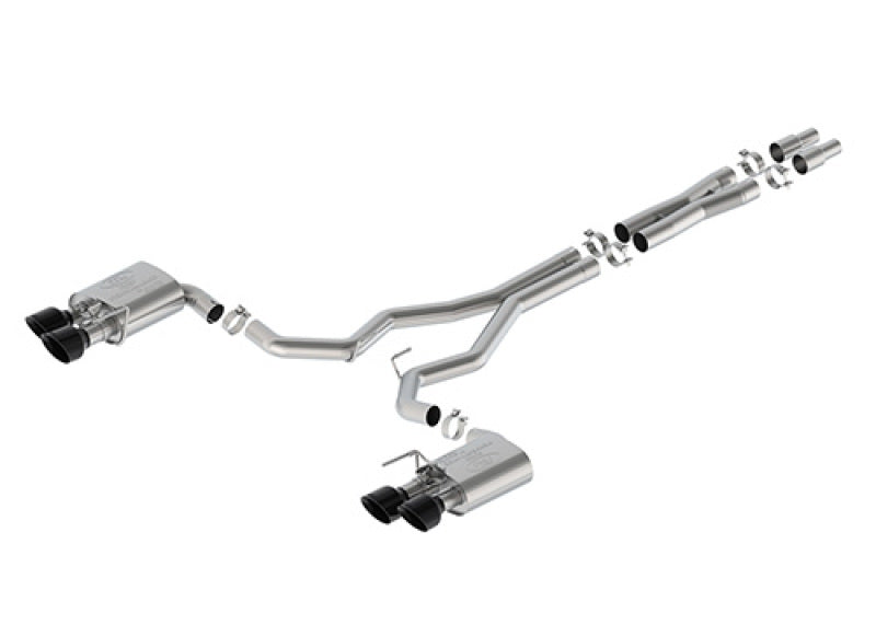 Ford Racing 2024 Mustang Dark Horse 5.0L Extreme Active Cat-Back Exhaust - Black Tip