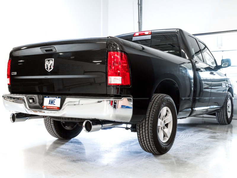 
                      
                        AWE Tuning 09-18 RAM 1500 5.7L (w/o Cutout) 0FG Dual Rear Exit Cat-Back Exhaust - Chrome Silver Tips
                      
                    