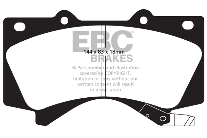 
                      
                        EBC 08+ Lexus LX570 5.7 Greenstuff Front Brake Pads
                      
                    