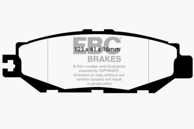 
                      
                        EBC 93-94 Lexus LS400 4.0 Yellowstuff Rear Brake Pads
                      
                    