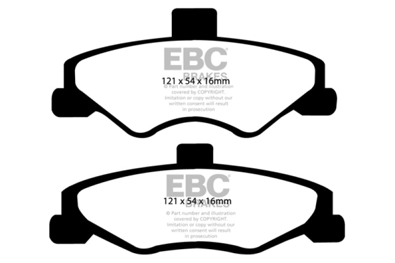 
                      
                        EBC 98-02 Chevrolet Camaro (4th Gen) 3.8 Bluestuff Rear Brake Pads
                      
                    