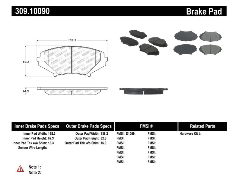 
                      
                        StopTech Performance 04-07 RX-8 Front Pads
                      
                    