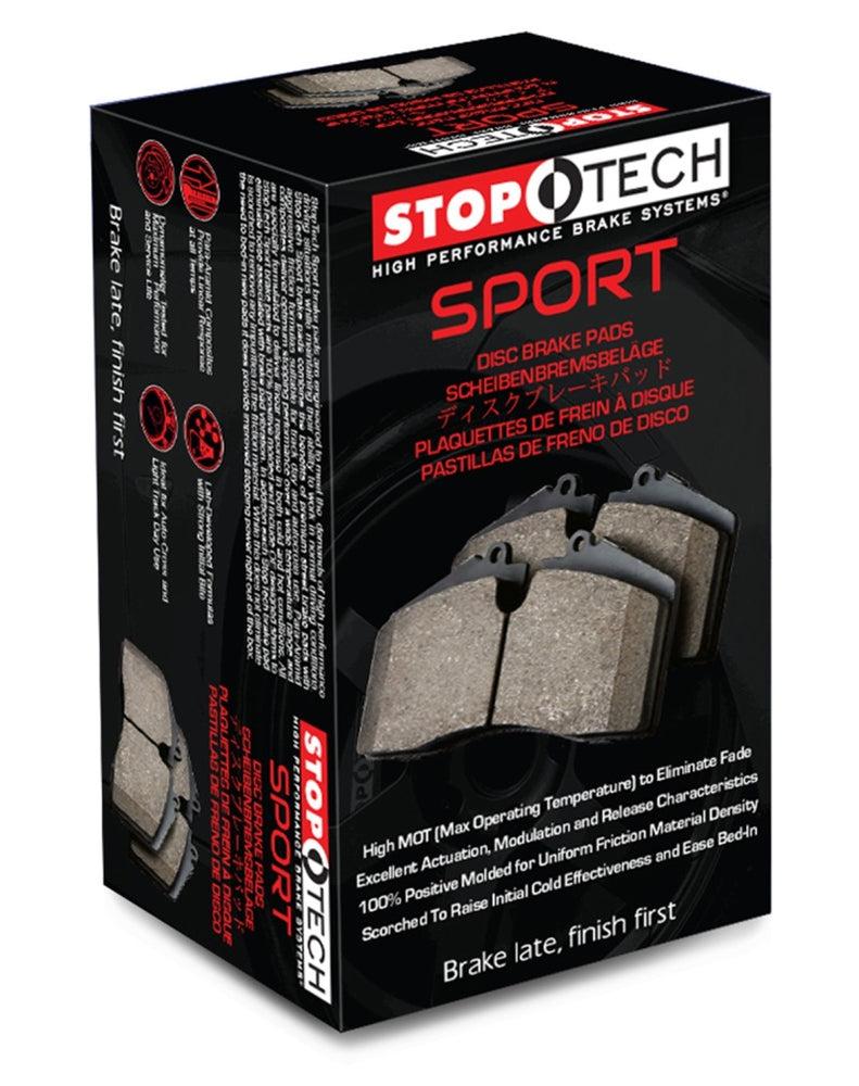 
                      
                        StopTech Sport Brake Pads w/Shims and Hardware - Rear
                      
                    