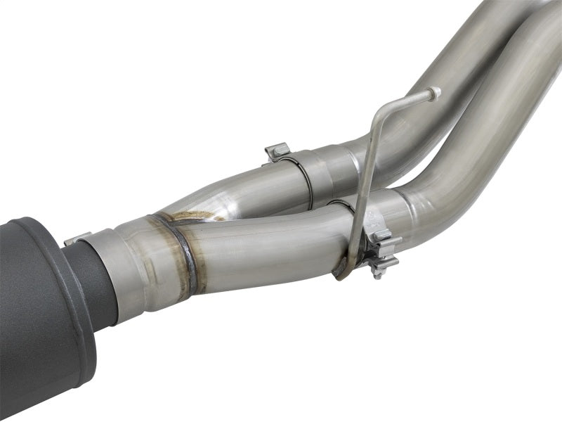 aFe MACHForce-XP 3in do 3-1/2in 304 SS Cat-Back Układ Wydechowy z Polerowanymi Końcówkami 17-18 Ford F-150 Raptor 3.5L