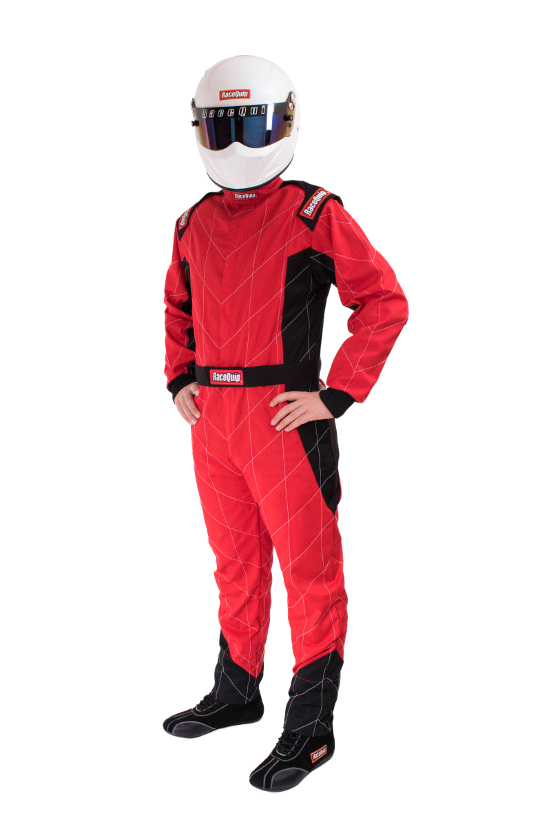 RaceQuip Red Chevron-1 Suit - SFI-1 3XL