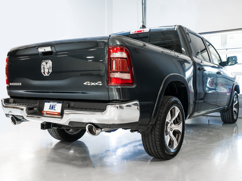 
                      
                        AWE Tuning 19-21 RAM 1500 5.7L (w/Cutouts) 0FG Dual Rear Exit Cat-Back Exhaust - Chrome Silver Tips
                      
                    