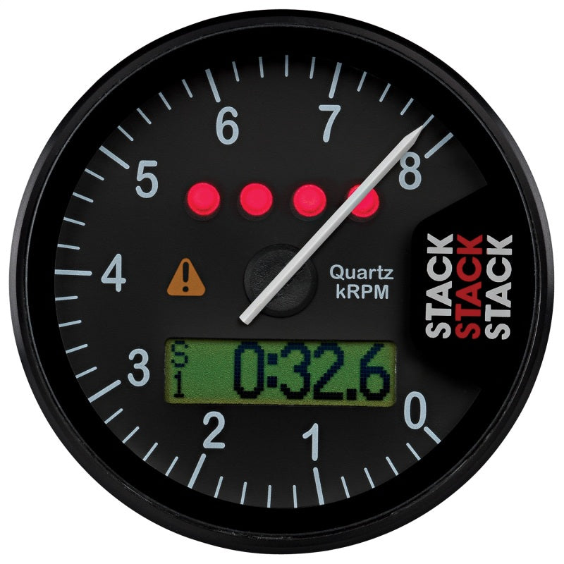 Autometer Stack Display Tachometer 0-8K RPM - Black