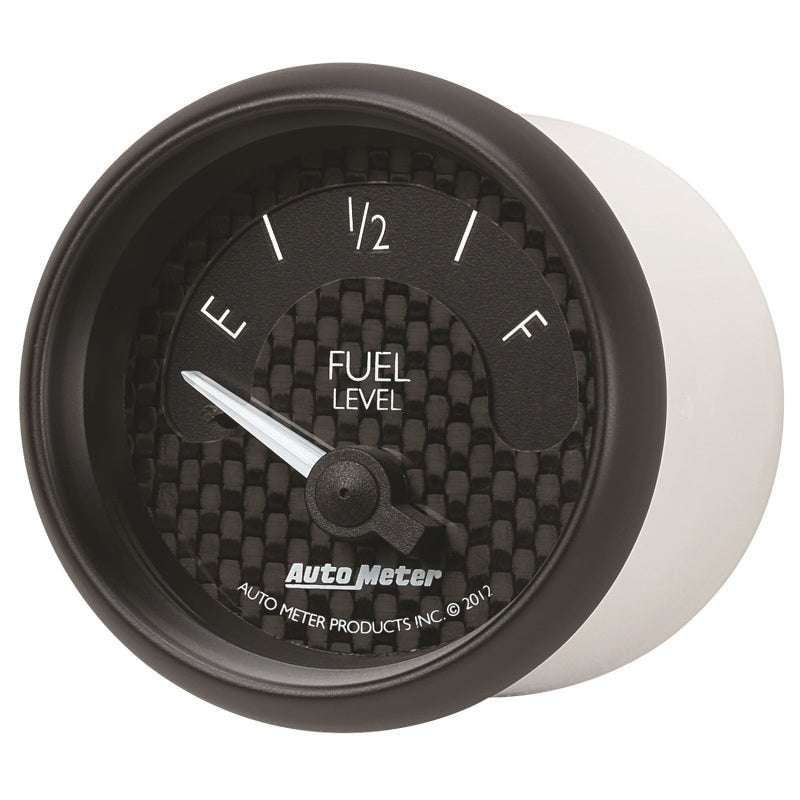 
                      
                        Autometer GT Series 52mm Short Sweep Electronic 240-33 ohms Fuel Level (For use w/ 3262)
                      
                    