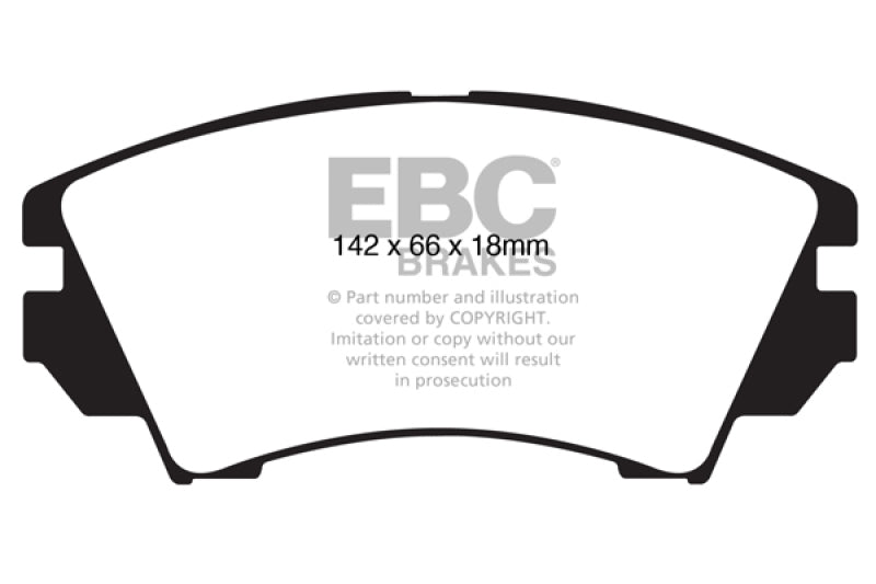 
                      
                        EBC 10+ Buick Allure (Canada) 3.0 Greenstuff Front Brake Pads
                      
                    