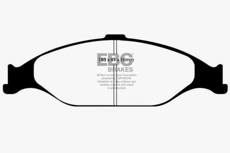 
                      
                        EBC 99-04 Ford Mustang 3.8 Greenstuff Front Brake Pads
                      
                    