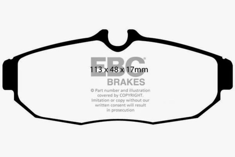 
                      
                        EBC 05-10 Ford Mustang 4.0 Yellowstuff Rear Brake Pads
                      
                    