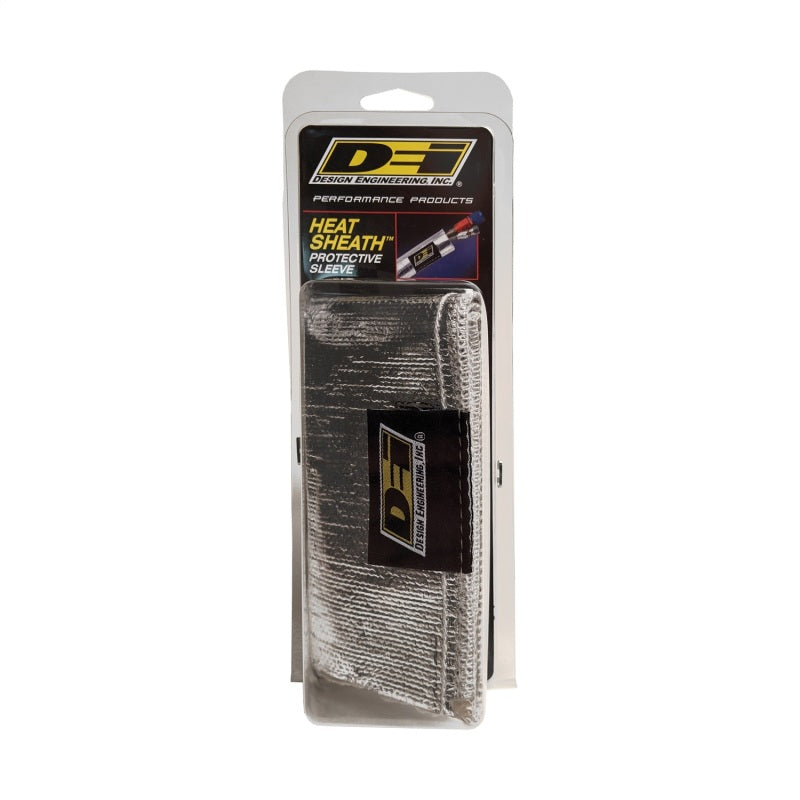 
                      
                        DEI Heat Sheath 1-1/2in I.D. x 3ft - Aluminized Sleeving - Sewn Edge
                      
                    