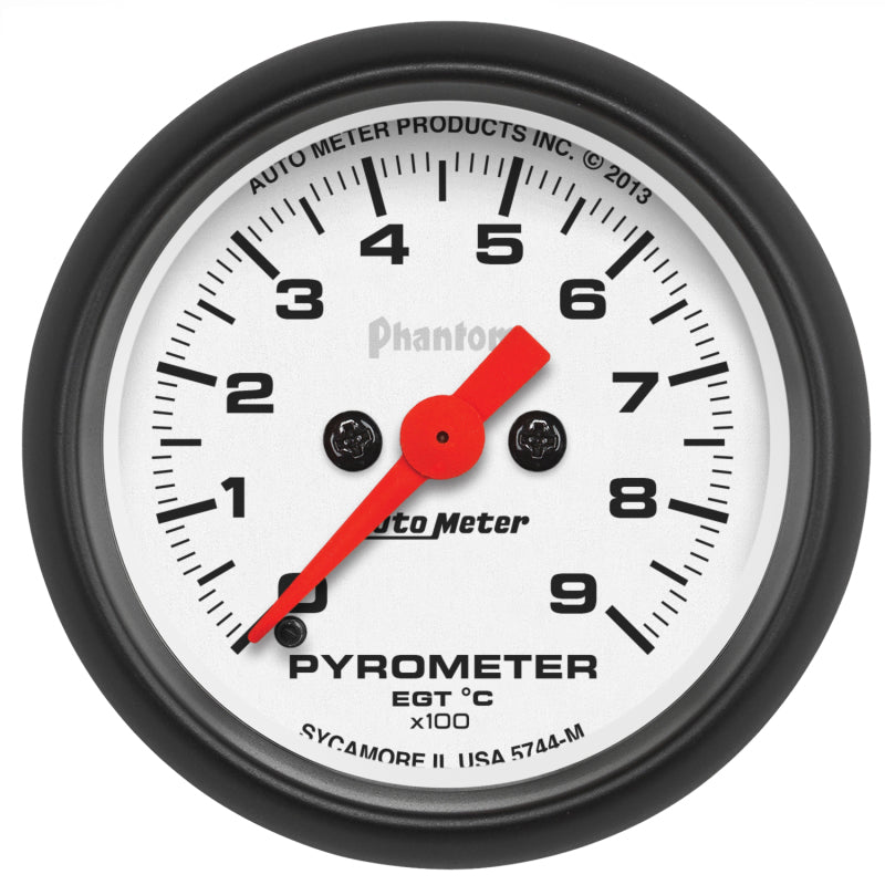 Autometer Phantom FSE 52mm 0-900 Deg C Electronic Gauge Kit