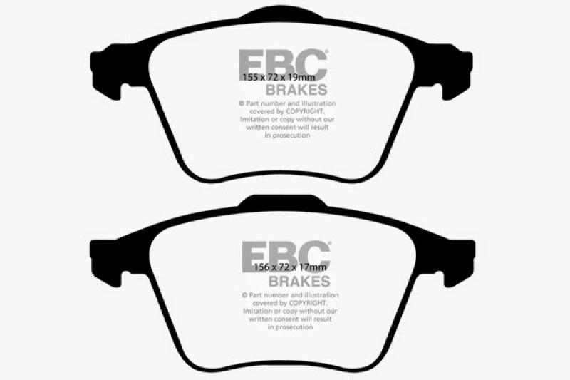 
                      
                        EBC 08-10 Volvo S60 2.5 Turbo T5 Greenstuff Front Brake Pads
                      
                    