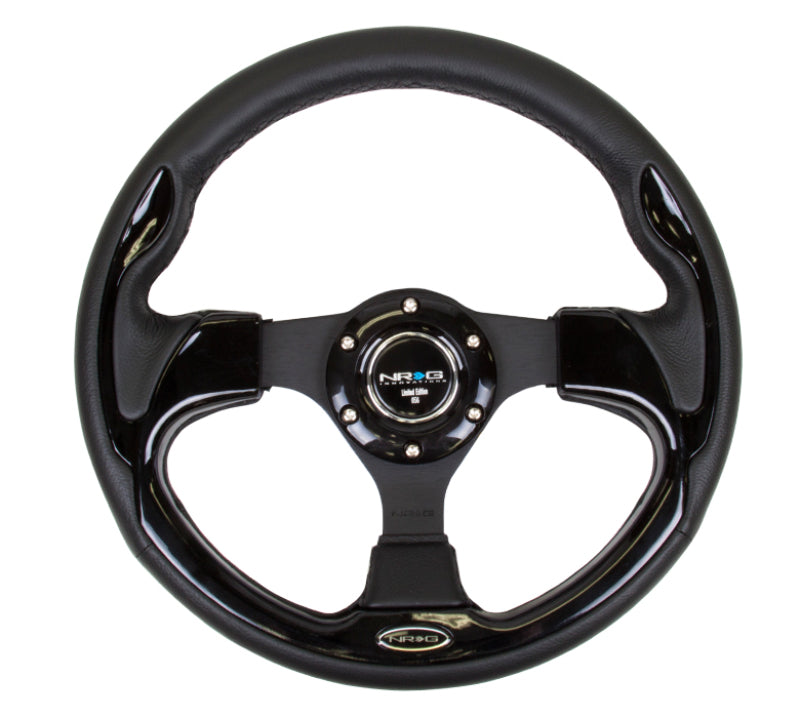 
                      
                        NRG Reinforced Steering Wheel (320mm) Blk w/Gloss Black Trim
                      
                    