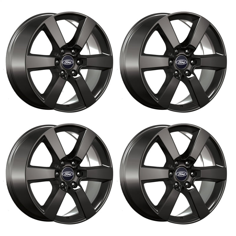 Ford Racing 15-16 F-150 20in x 8.5in Wheel Set with TPMS Kit - Matte Black