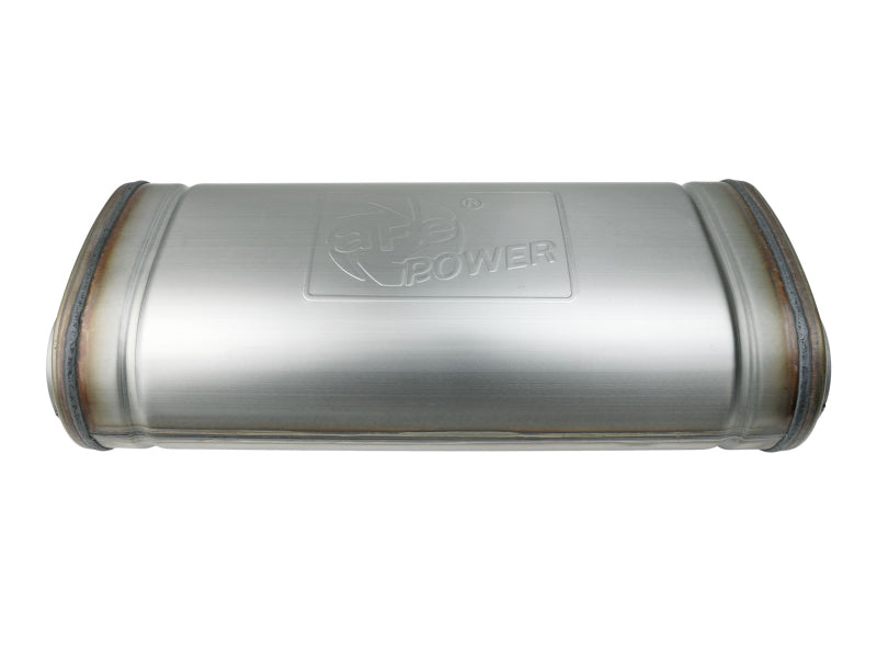 
                      
                        aFe MACH Force-Xp 409 SS Muffler 3in Dual Inlet/Dual Outlet 5in H x 8in W x 18in L - Oval Body
                      
                    