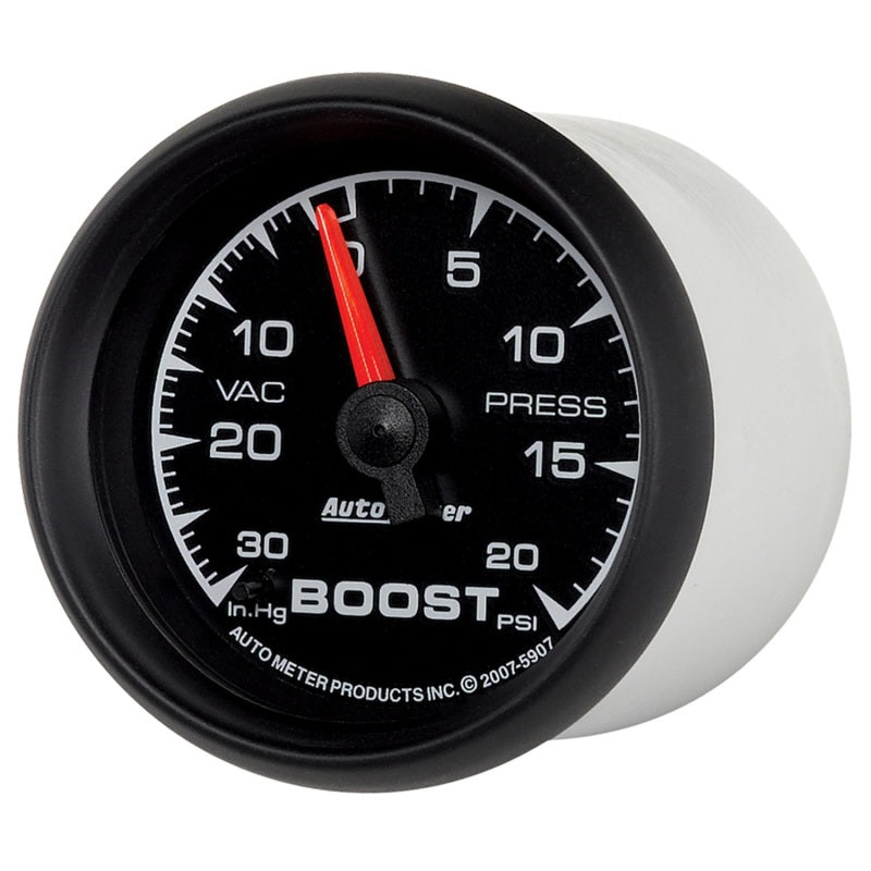 Autometer ES 52.4mm 30 In. HG/20 PSI Vacuum/Boost Gauge