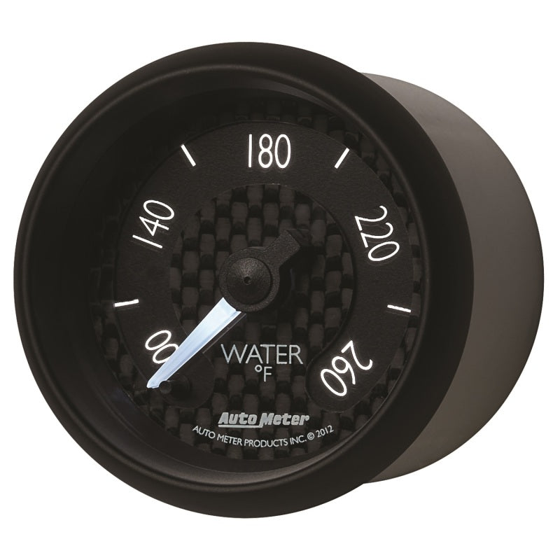 
                      
                        Autometer GT Series 52mm Full Sweep Electronic 100-260 Deg F Water Temperature Gauge
                      
                    