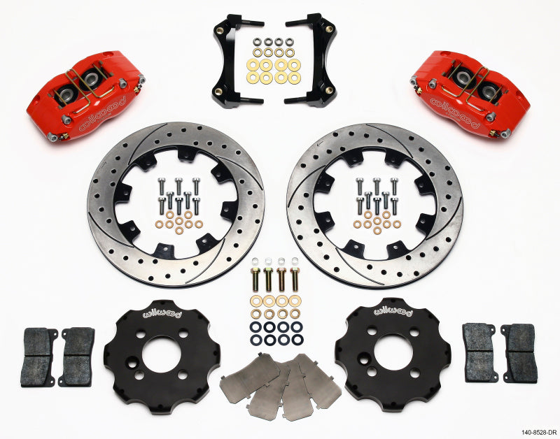 Wilwood Dynapro Radial Front Kit 12.19in Drilled Red Mini Cooper