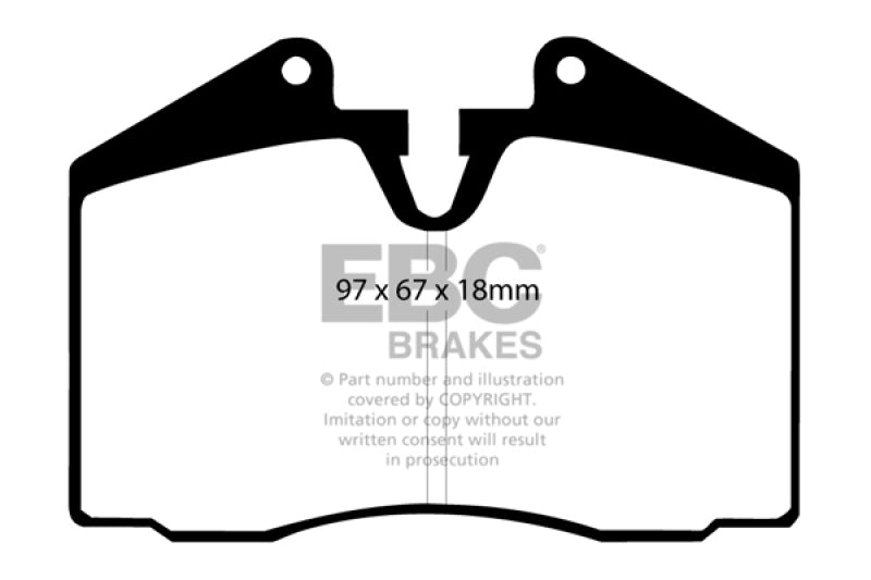 
                      
                        EBC 89-95 Ferrari 348 3.4 Yellowstuff Front and Rear Brake Pads
                      
                    