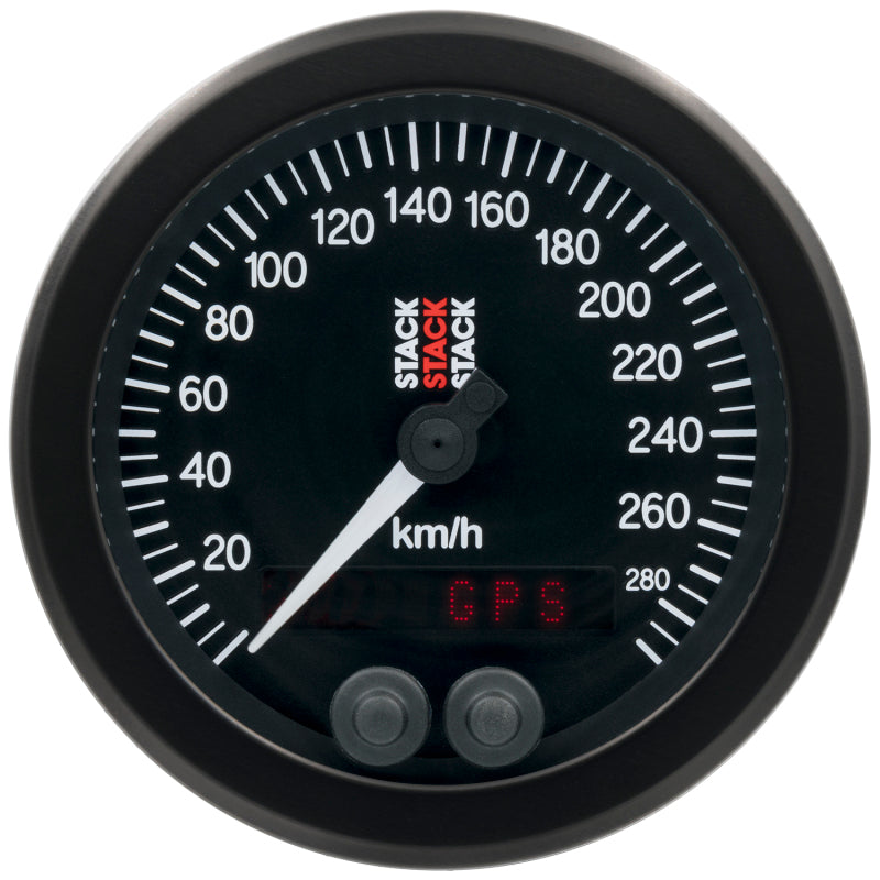 
                      
                        Autometer Stack Instruments 88mm 0-290 KM/H GPS Speedometer - Black
                      
                    