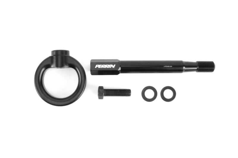 PERRIN 08–14 Subaru WRX/STI Sedan Abschlepphaken-Set (hinten) – Schwarz