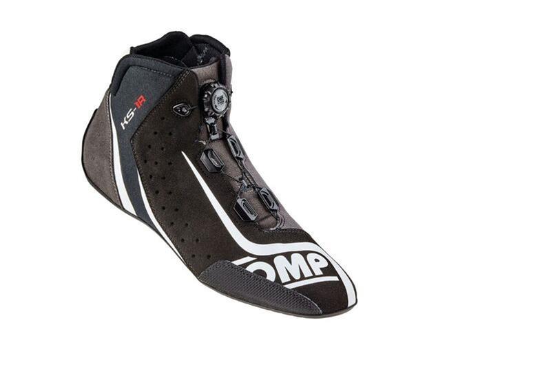 OMP KS-1R Shoes Black/Silver - Size 34