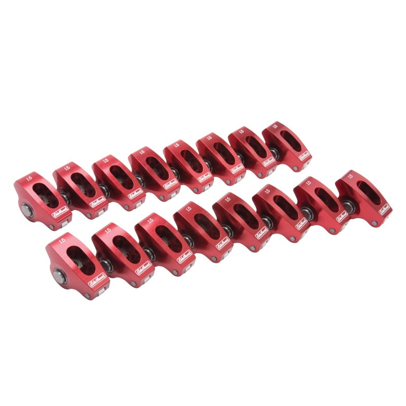 
                      
                        Edelbrock Roller Rocker Arm Wide Body SBC 1 5 1 (Set of 16)
                      
                    