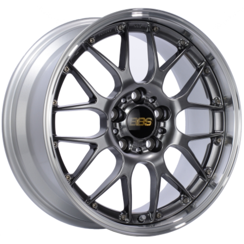 BBS RS-GT 18x8 5x120 ET35 CB72.5 Diamond Black Center Diamond Cut Lip Wheel