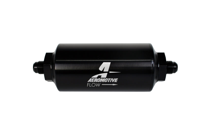 
                      
                        Aeromotive In-Line Filter - (AN-6 Male) 40 Micron Stainless Mesh Element Bright Dip Black Finish
                      
                    