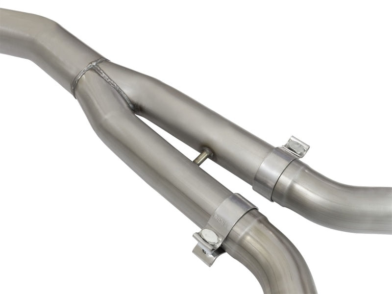 Układ wydechowy Cat-Back aFe MACHForce XP SS-304 EXH z polerowanymi końcówkami do Forda Mustanga EcoBoost 2.3L (15-16)